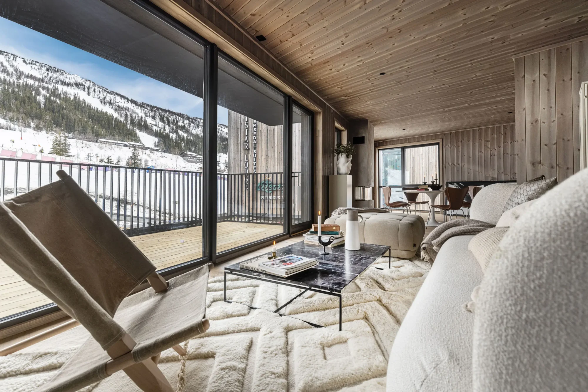 Fjellandsbyen interiør stue