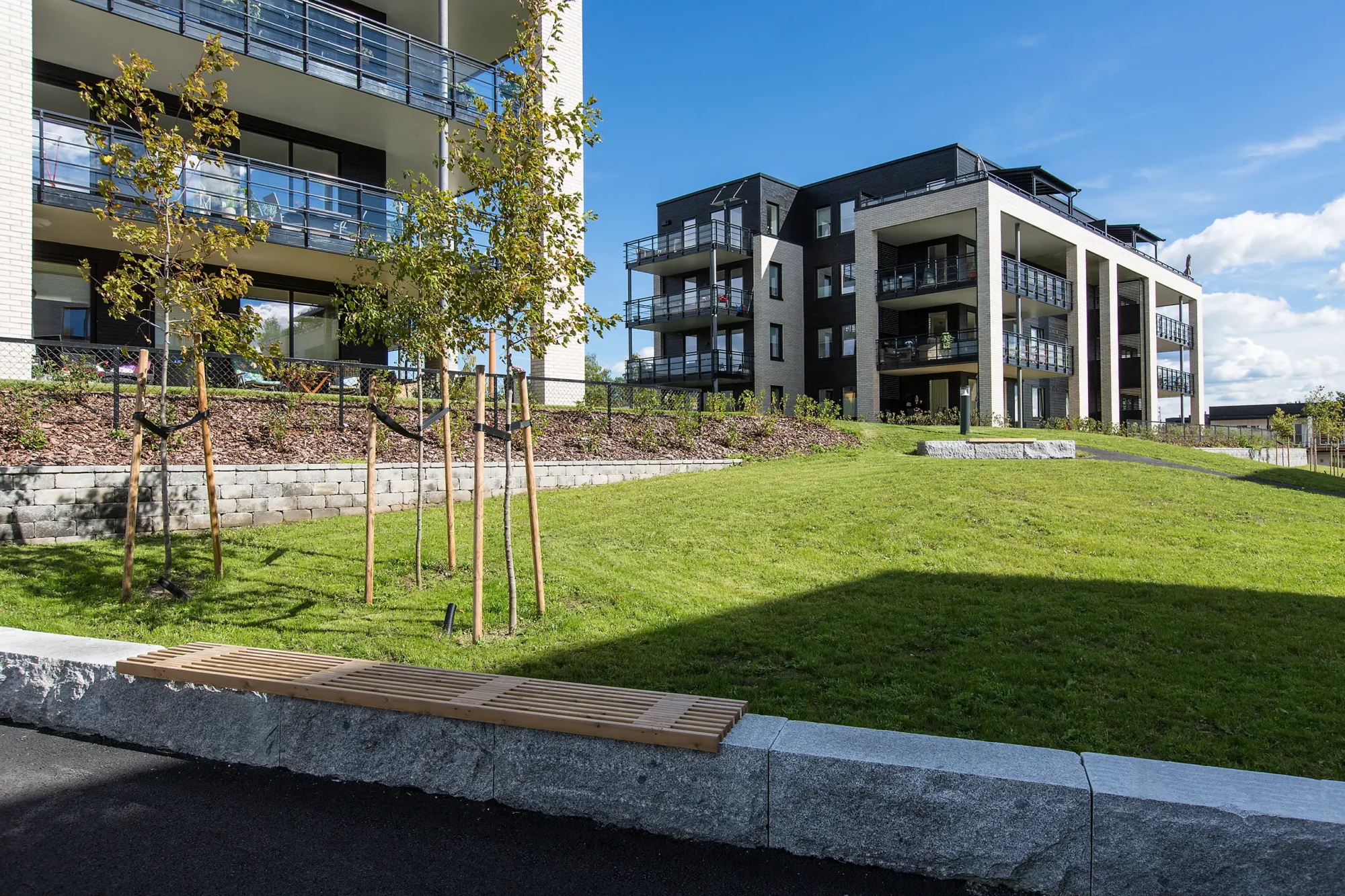 Nordviken, Martodden, Hamar. Boligområde med utsikt til Mjøsa, og grønne og landlige omgivelser.