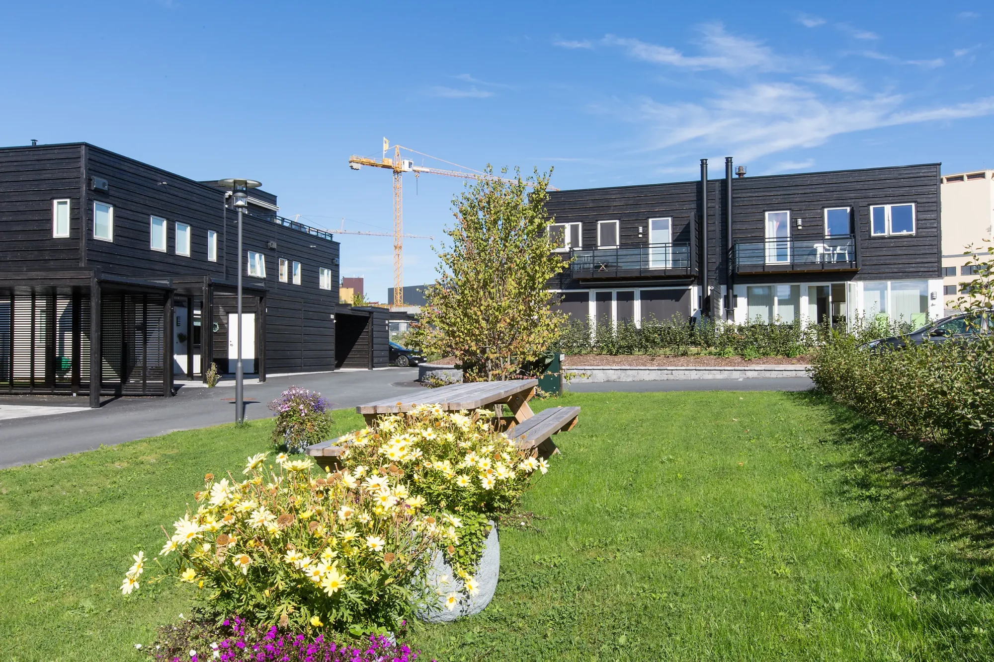 Nordviken, Martodden, Hamar. Boligområde med utsikt til Mjøsa, og grønne og landlige omgivelser.